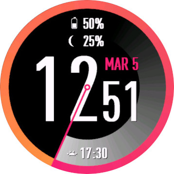 Arkspin Watch Face · Screenshot 0
