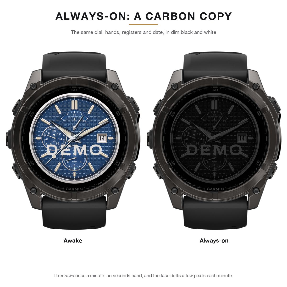 REGATTA 5-in-1 Demo — Free Analog Watch Face · Screenshot 3