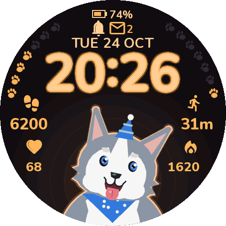 Walkies — quadrante con cane, crea il tuo cane · Screenshot 2