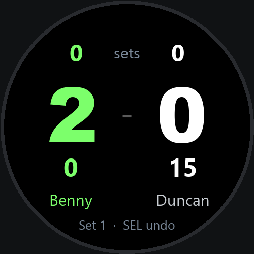 Courtside — Padel & Pickleball Scoring · Screenshot 0