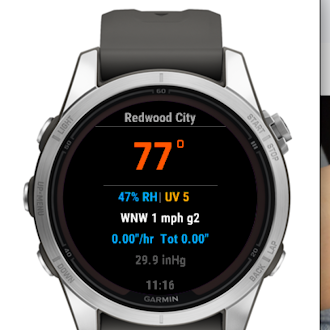 Personal weather station widget  2