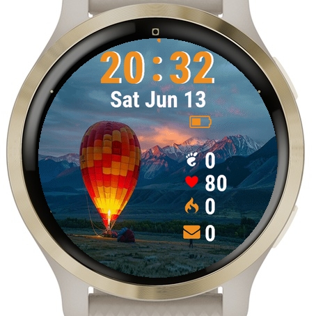 Hot Air Balloon Sky Mountains · Screenshot 0