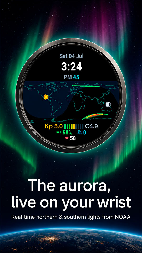 AstroDeck Aurora – 实时极光与太空天气 · Screenshot 0