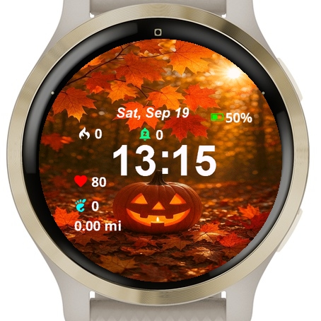 Pumpkin Face Carved Surrounded · Screenshot 0