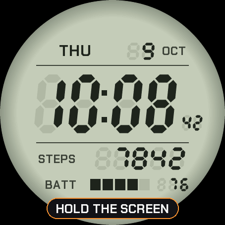 LCD SPORT — Retro Digital Watch Face · Screenshot 2