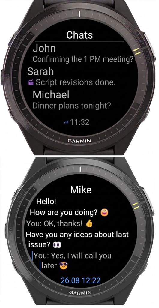 ALLTELEGRAM — telegram chats on your wrist · Screenshot 0