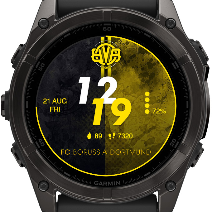 Borussia Dortmund Football Soccer Digital Face · Screenshot 1