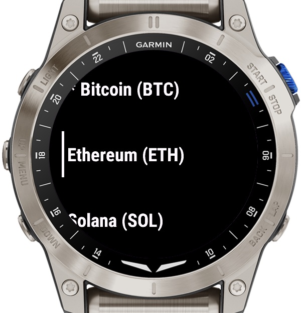 Crypto Tracker (BTC, ETH & SOL) · Screenshot 2