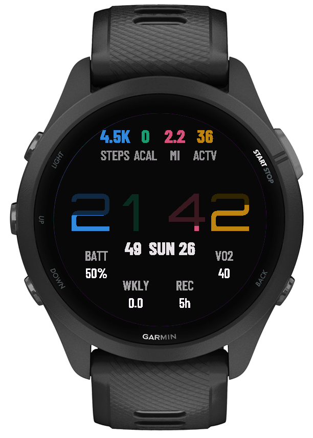 Goals Time — Activity Progress Watch Face 6