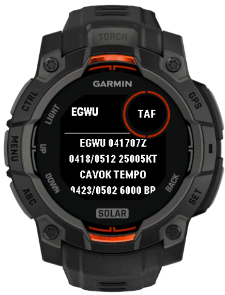 Garmin METAR · Screenshot 3