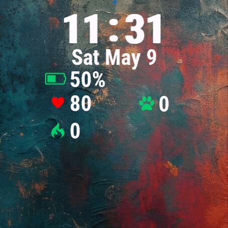 Dark Blue Flowers Dark · Screenshot 1