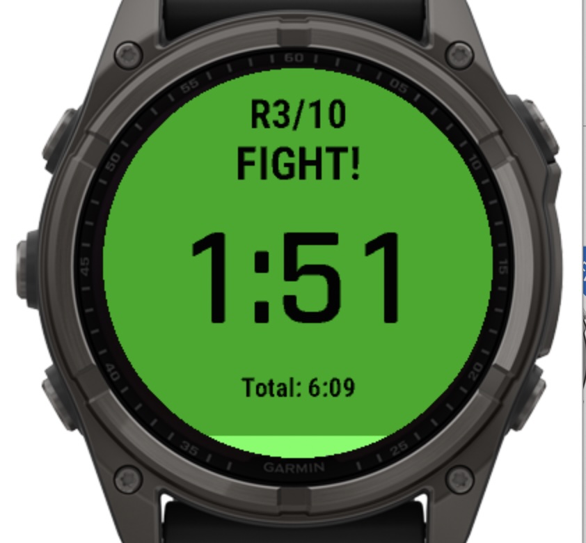 Sparring Timer – BJJ Boxing MMA Rounds · Screenshot 0