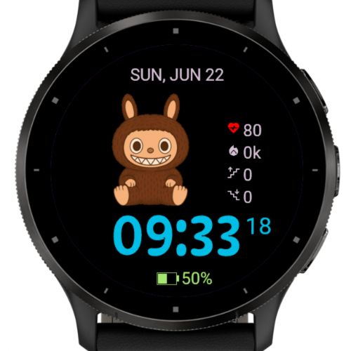 Lafufu Monster – Fun and Friendly Watch Face · Screenshot 0