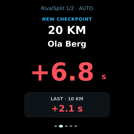Rivalsplit · Screenshot 2