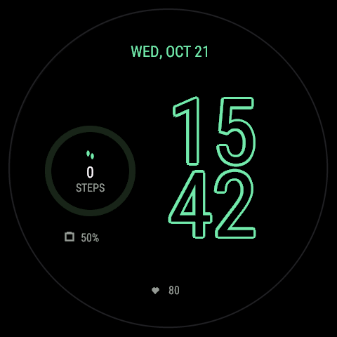 Outline - Hollow Numerals · Screenshot 0