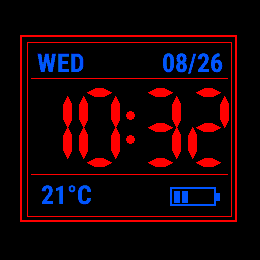 RetroTempLed – Temperature LED Watch · Screenshot 0