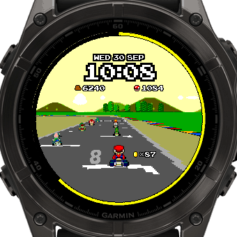 Super Mario Kart SNES Nintendo Donkey Kong Watch · Screenshot 0