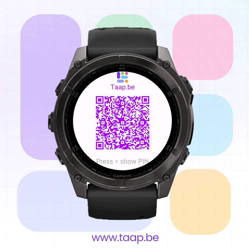 Taap.be: Your Digital Business Card on Your Wrist · Screenshot 1