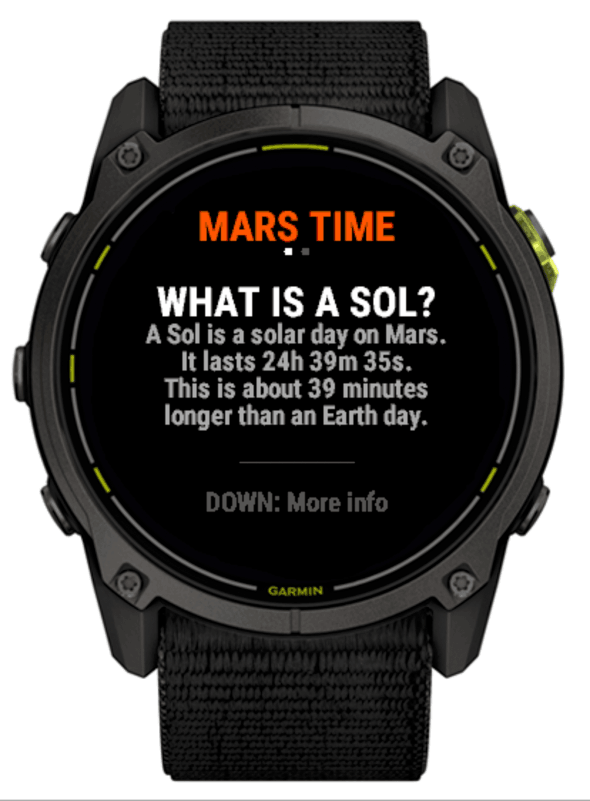NASA Martian Time · Screenshot 2