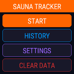SAUNA TRACKER · Screenshot 0