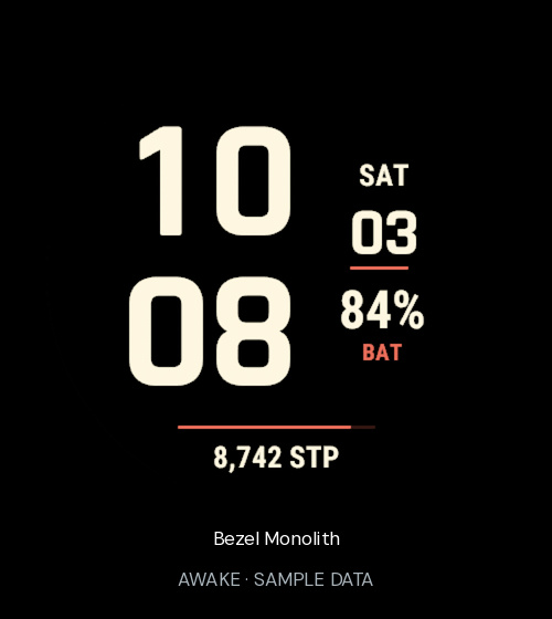 Bezel Monolith · Screenshot 0