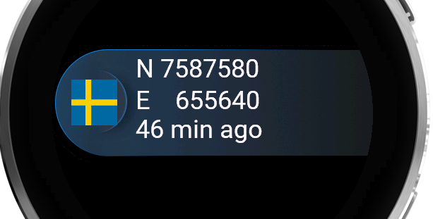 SWEREF 99 TM App, Version 2 · Screenshot 0