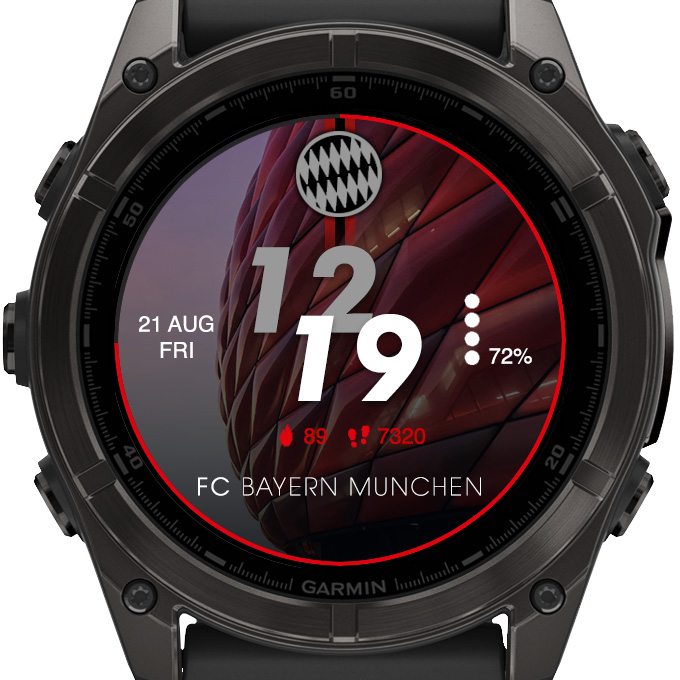 Bayern Munich Football Soccer Digital Watch Face · Screenshot 1