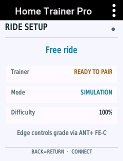 Home Trainer Pro - Wahoo · Screenshot 1