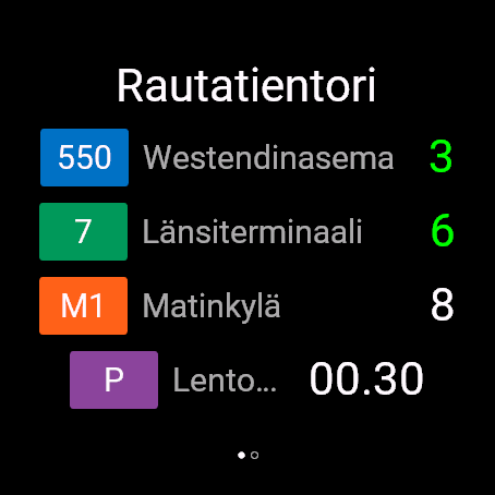 Omat Pysäkit · Screenshot 0