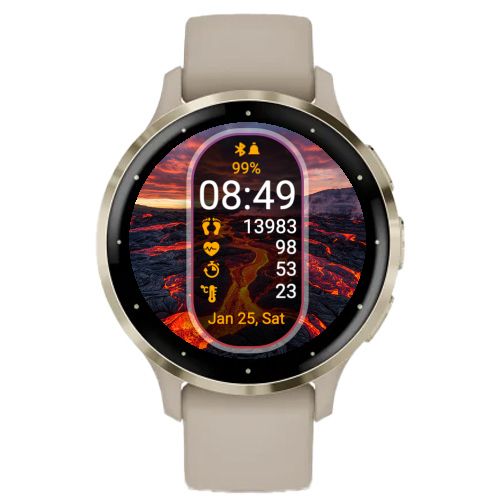 On Fire watch face screenshot 2