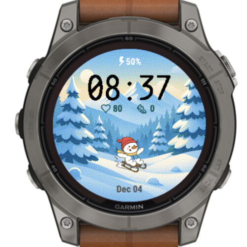 Snowy Hills Sledding – Animated Snowman · Screenshot 0