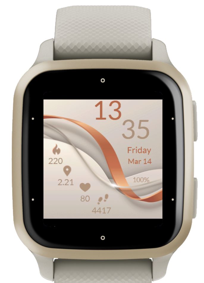 White Golden Wave · Screenshot 1