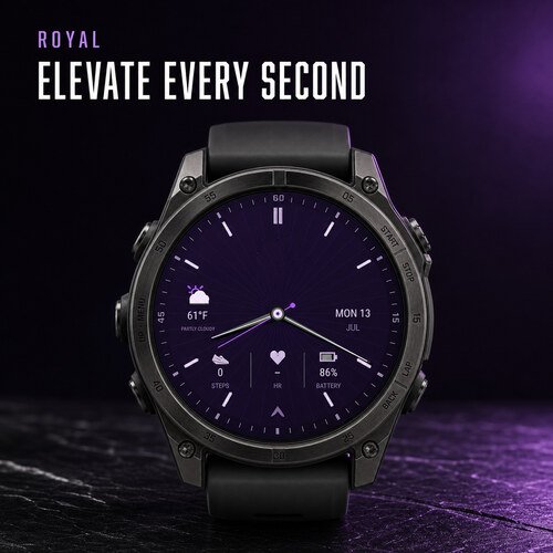 Obsidian Analog watch face screenshot 4