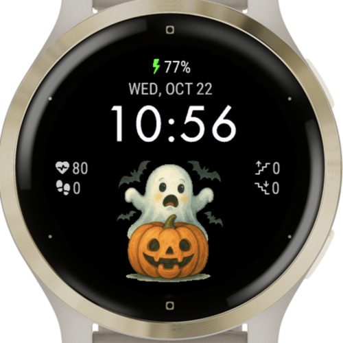 Happy Ghost in Pumpkin – Halloween Adaptive · Screenshot 0