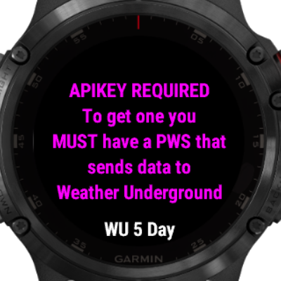 WU 5 Day Forecast · Screenshot 0