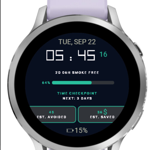 Smoke-Free Milestones · Screenshot 1