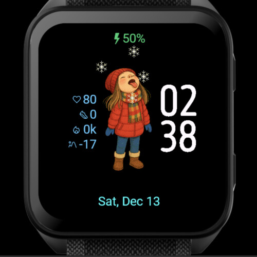 Cute winter girl · Screenshot 0