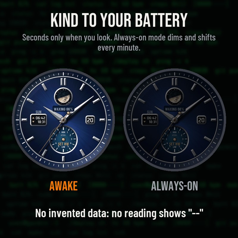 Moon and Tide Dial · Screenshot 3