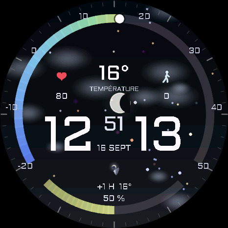 Real Sky — Weather Watch Face · Screenshot 2