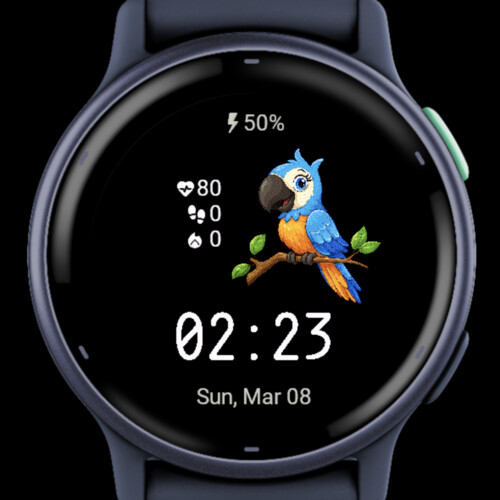 Tropical Blue Parrot 2