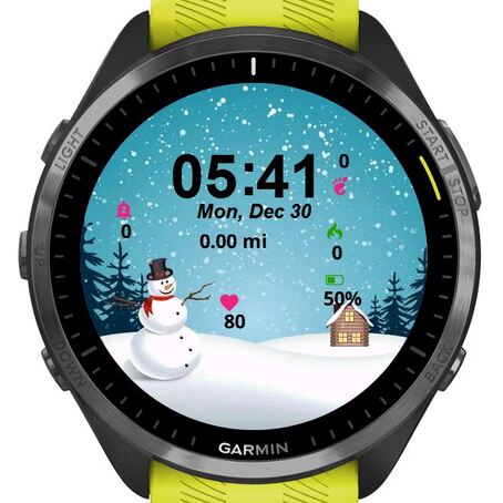 Snowy Landscape With Snowman · Screenshot 0