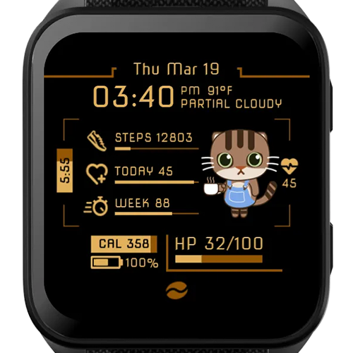 Coffee Cat Morty · Screenshot 1