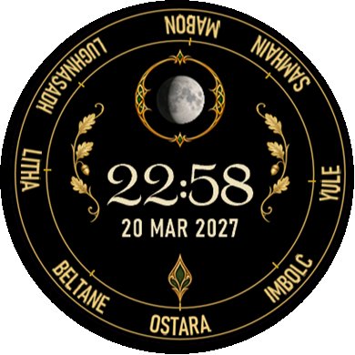 Pagan almanac - moon phase & celestial events · Screenshot 1