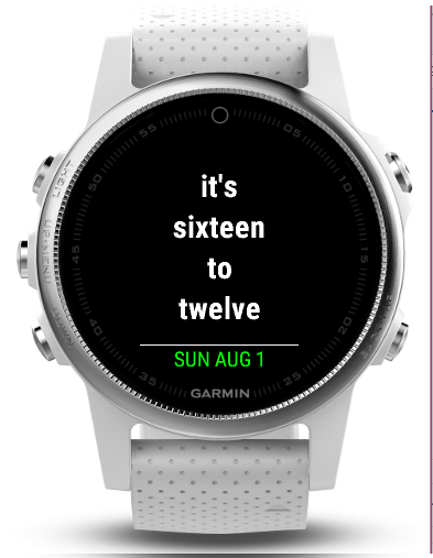 TellingTimeBigWatch · Screenshot 1