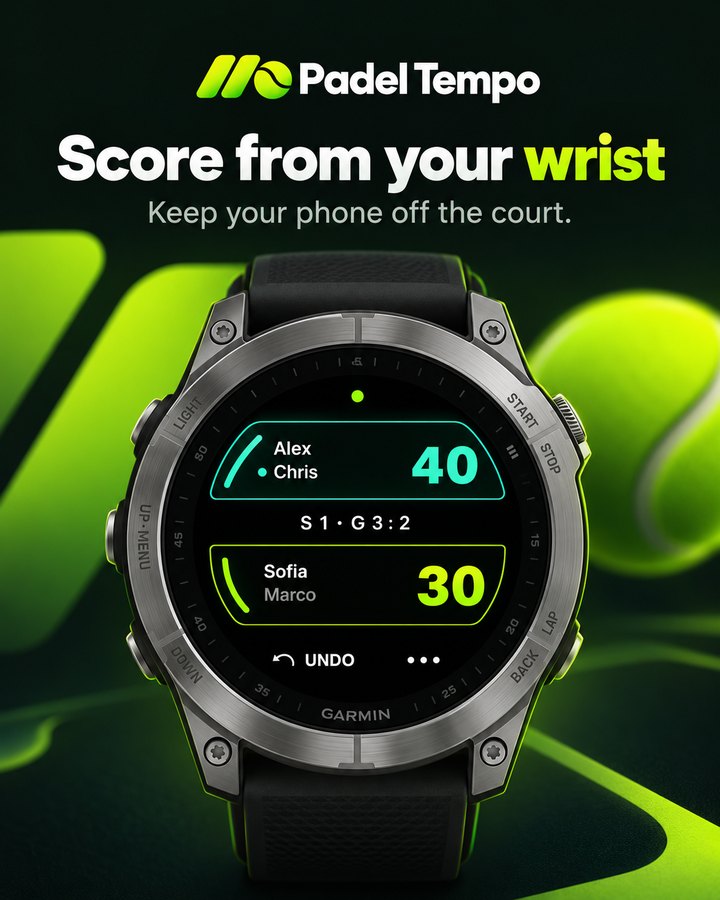 Padel Tempo: Padel Score · Screenshot 0