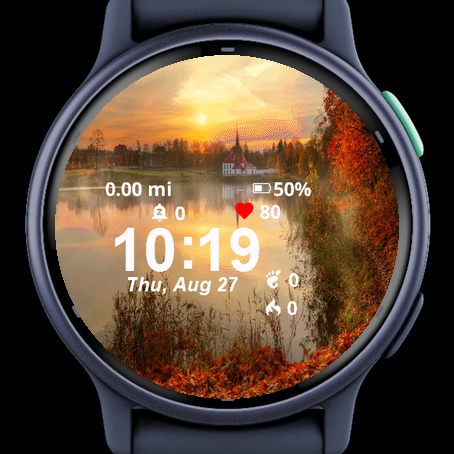 View Sun Setting Over Lake Reflection · Screenshot 1