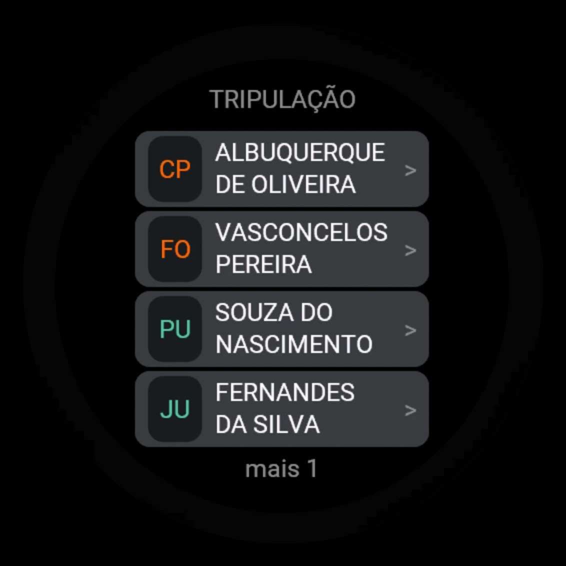 Crew Hub – Flight Roster · Screenshot 2