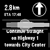 Navigation IQ - Google Maps Turn-by-Turn HUD · Screenshot 2