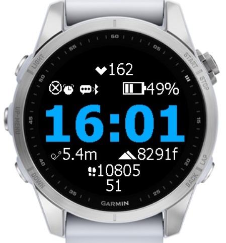 Blisco Big H Seconds watch face screenshot 3