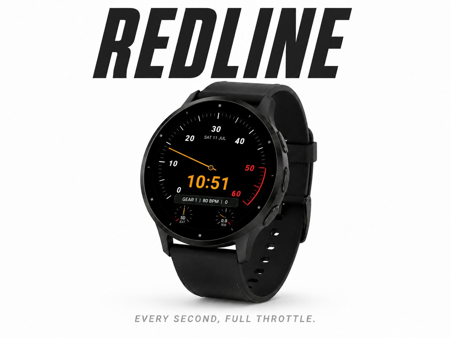 Redline - 賽車風格錶面 · Screenshot 0